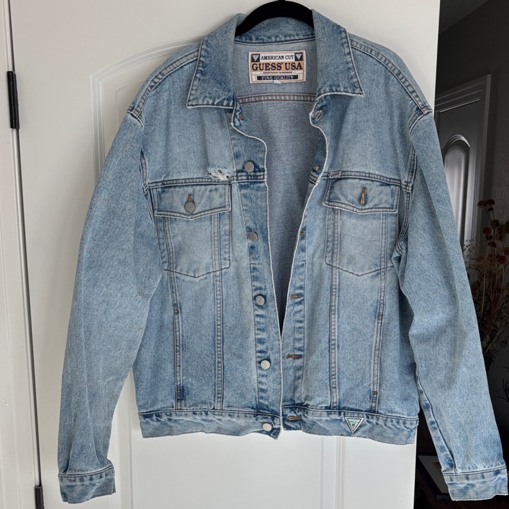 Guess Light Blue Denim Jacket